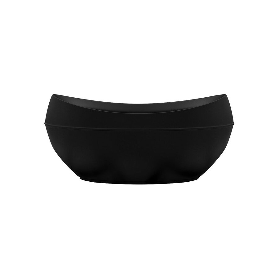 Vrijstaand Bad BWS Adonism Met Hydro Massage Jets 190x96x82 cm Mat Zwart