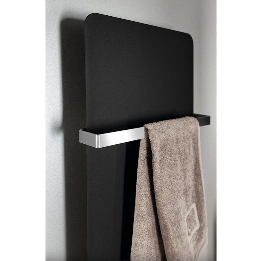 Designradiator Sapho Tabella 37x119 cm Mat Zwart