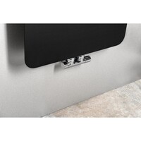 Designradiator Sapho Tabella 37x159 cm Mat Zwart