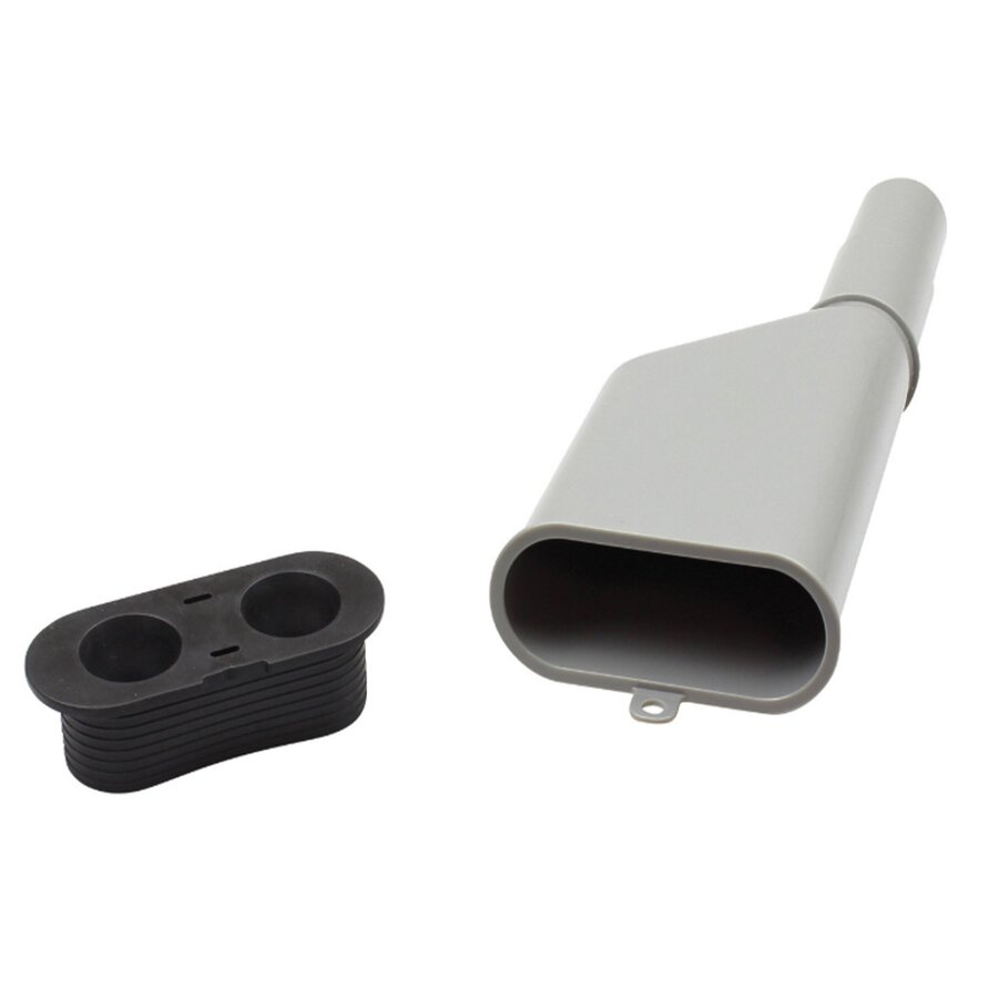 Duo Afvoer Wasmachine En Droger BWS Mark Grijs