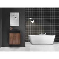 Fonteinkast BWS Sona Met Verticaal Reliëf Soft-close Hout