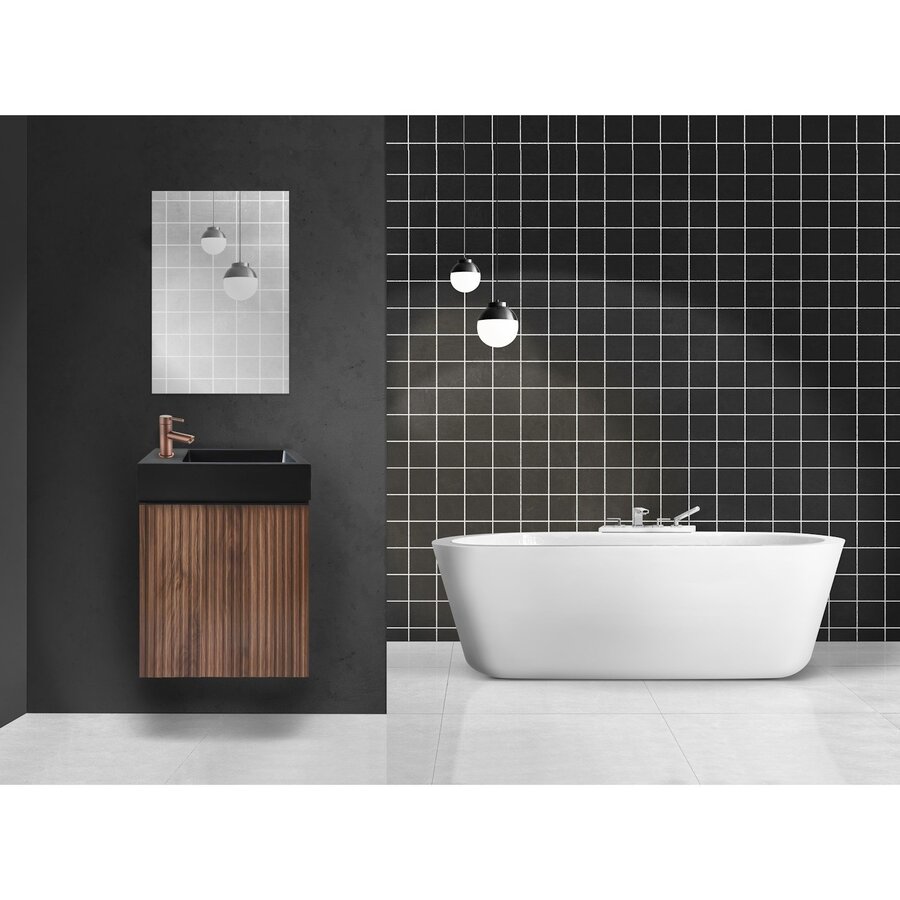 Fonteinkast BWS Sona Met Verticaal Reliëf Soft-close Hout