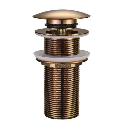 Clickwaste Wiesbaden Caral Verlengd 5/4" Geborsteld Brons Koper 