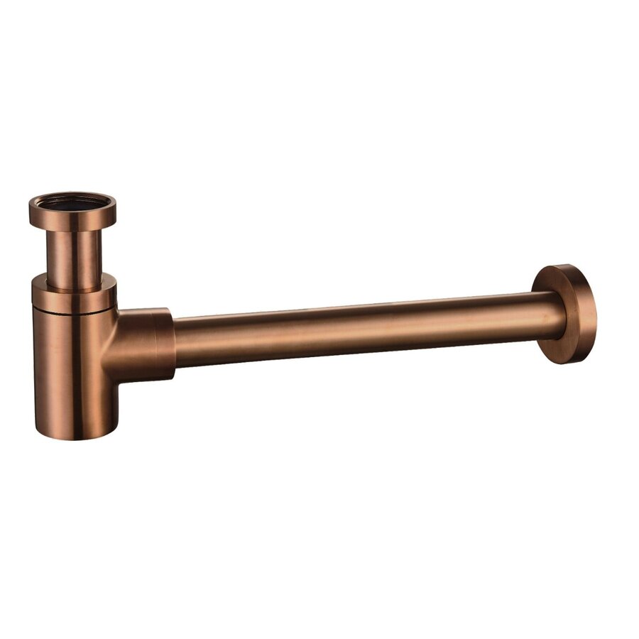 Sifon Wiesbaden Star 5/4 Laag Geborsteld Brons Koper