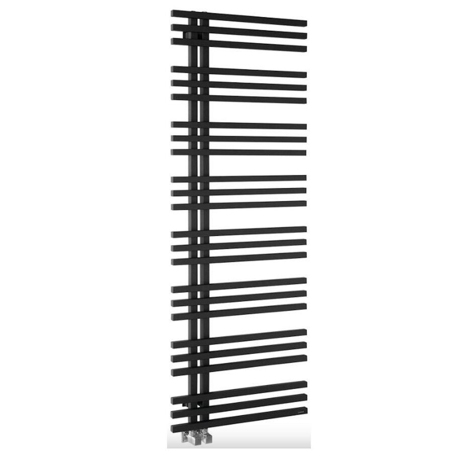 Designradiator Sapho Sophina 60x164,7 cm 833W Mat Zwart