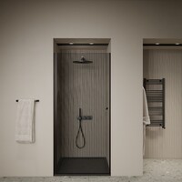 Nisdeur | BWS | Marip | 6mm | 80x190 cm | Zwart