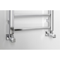 Designradiator Sapho Metro Light 40x150 cm Mat Chroom