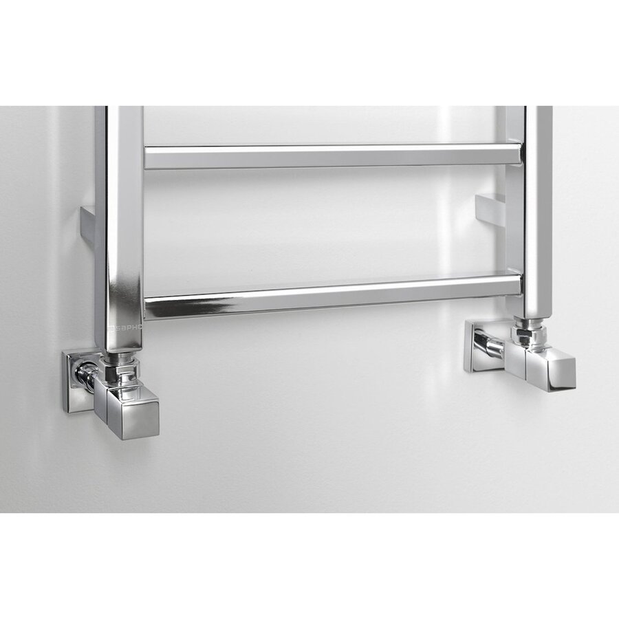 Designradiator Sapho Metro Light 40x150 cm Mat Chroom