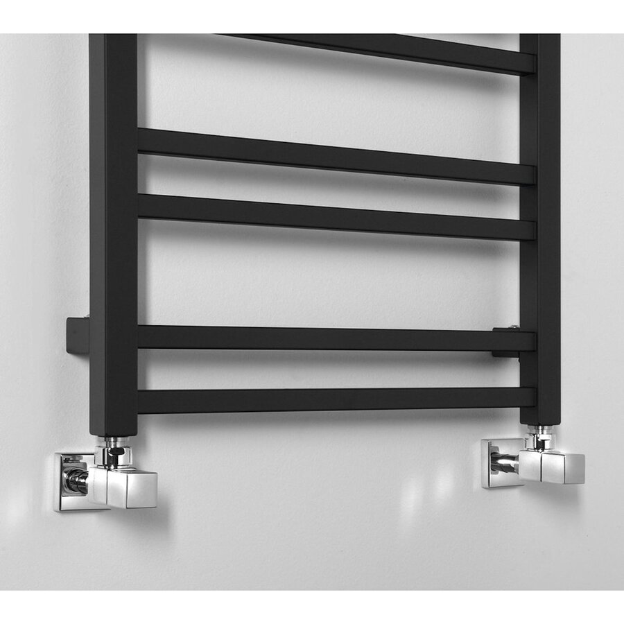 Designradiator Sapho Metro Dos 50x110 cm Mat Zwart