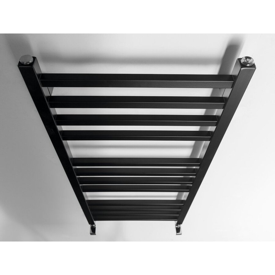 Designradiator Sapho Metro 45x89cm Mat Zwart