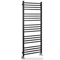 Design radiator Sapho Metro 60x151 cm Mat Zwart
