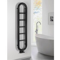 Handdoekradiator Sapho Horizon Recht 33x150 cm Chroom