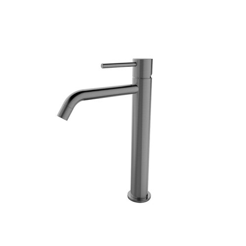 Wastafelmengkraan Hoog Wiesbaden Style XL Uitloop 19.5 cm 1-hendel Gunmetal 