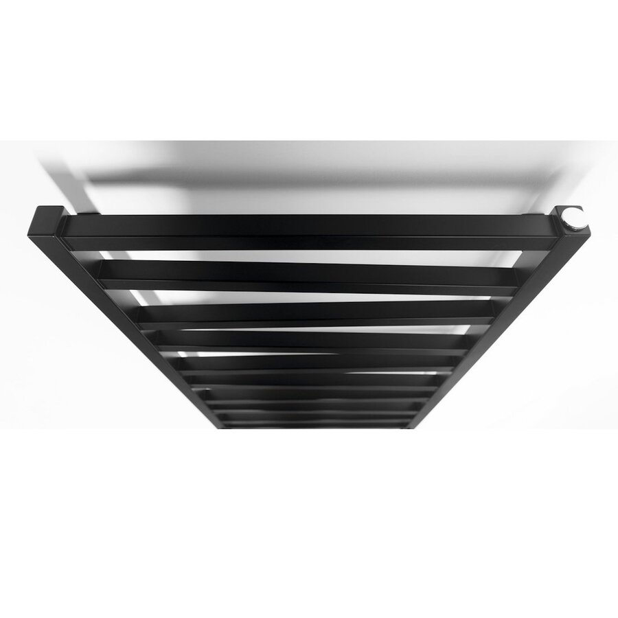 Designradiator Sapho Zig Recht 60x157,2 cm 709W Mat Zwart