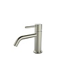 Wastafelmengkraan Opbouw BWS Uitloop 6.5 cm 1-hendel Geborsteld Staal