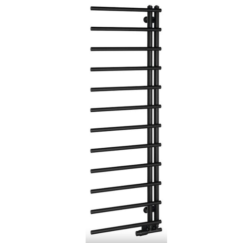 Designradiator Sapho Justina 50x151 cm 410W Mat Zwart 