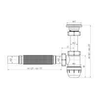 Beker Sifon BWS Aad Crepine 32cm