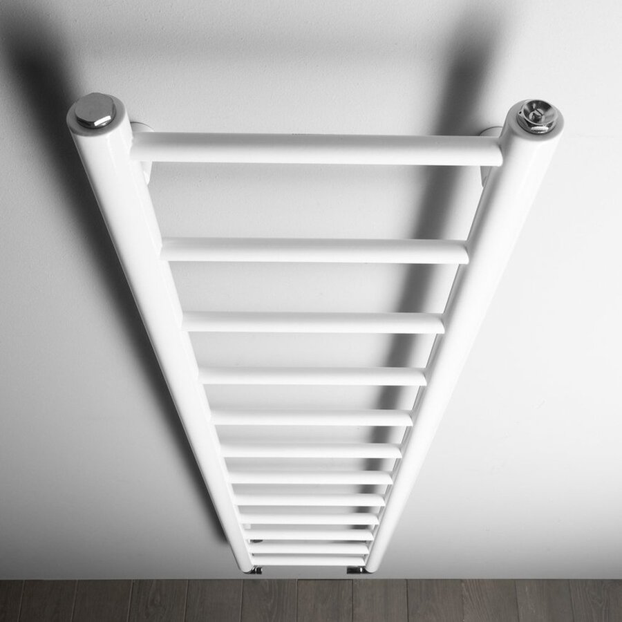 Handdoekradiator Sapho Dina Recht 30x138 cm Mat Wit