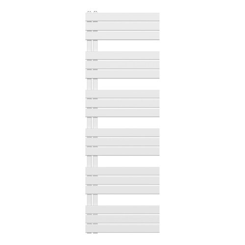 Handdoekradiator BWS Boss Links aansluiting 1021W 180x60 cm Wit 