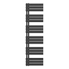 Boss & Wessing Handdoekradiator BWS Boss Links aansluiting 890W 180x50 cm Mat Zwart