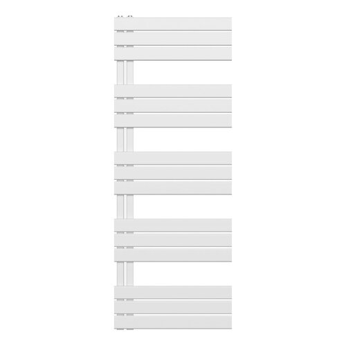Handdoekradiator BWS Boss Links aansluiting 864W 160x60 cm Wit 