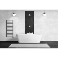 Elektrische Handdoekradiator BWS Bess 551W 160x50 cm Zwart