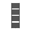 Boss & Wessing Handdoekradiator BWS Ress Middenaansluiting 180x60 cm Zwart