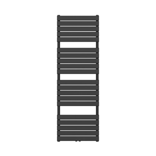 Handdoekradiator BWS Ress Middenaansluiting 180x60 cm Zwart 