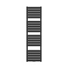 Handdoekradiator BWS Ress Middenaansluiting 180x50 cm Zwart