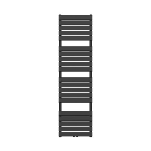 Handdoekradiator BWS Ress Middenaansluiting 180x50 cm Zwart 