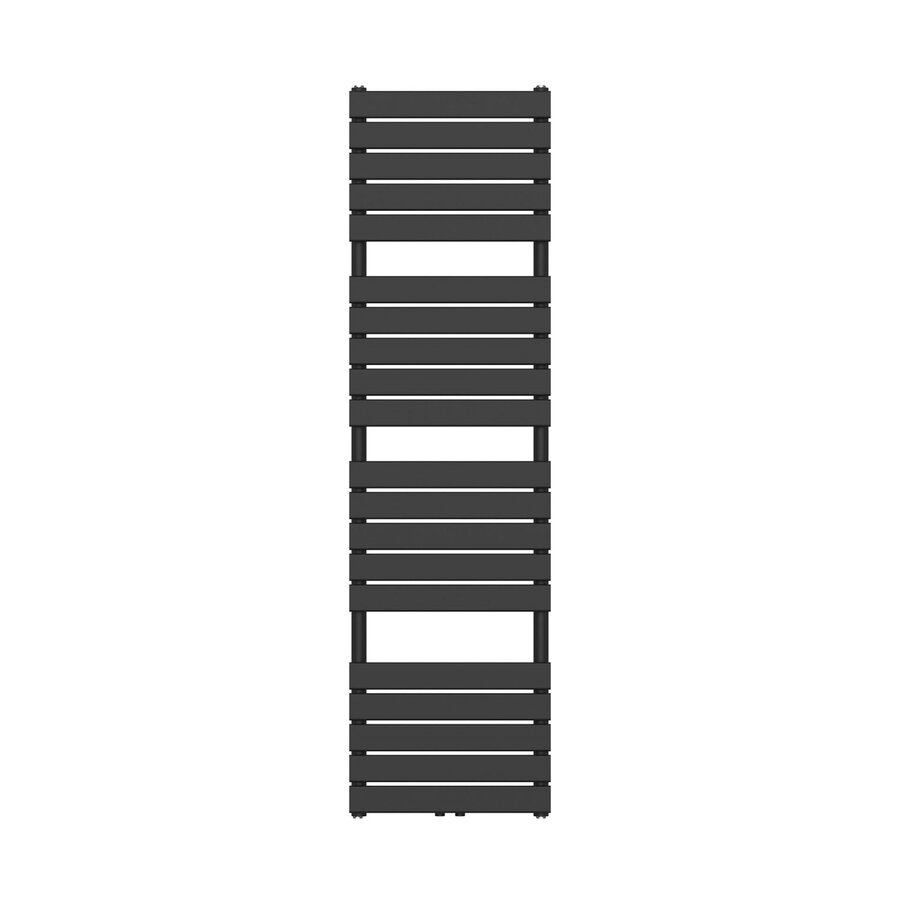 Handdoekradiator BWS Ress Middenaansluiting 180x50 cm Zwart