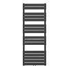 Handdoekradiator BWS Ress Middenaansluiting 160x60 cm Zwart