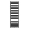 Boss & Wessing Handdoekradiator BWS Ress Middenaansluiting 160x50 cm Zwart