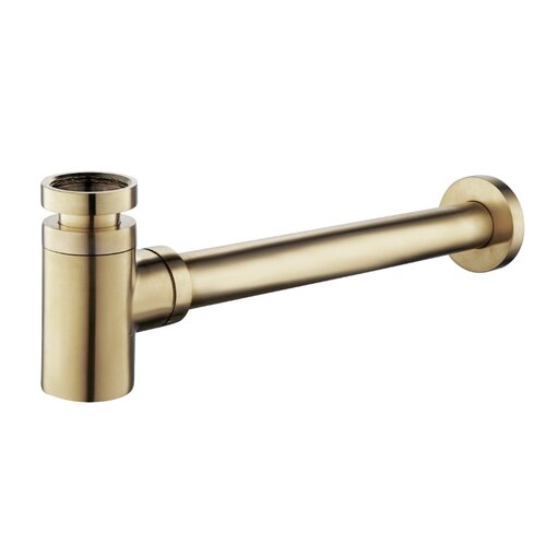 Sifon BWS Mark 5/4 laag Geborsteld Messing Goud 