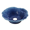 Waskom Best Design Flower 40 cm Keramiek Glanzend Blauw