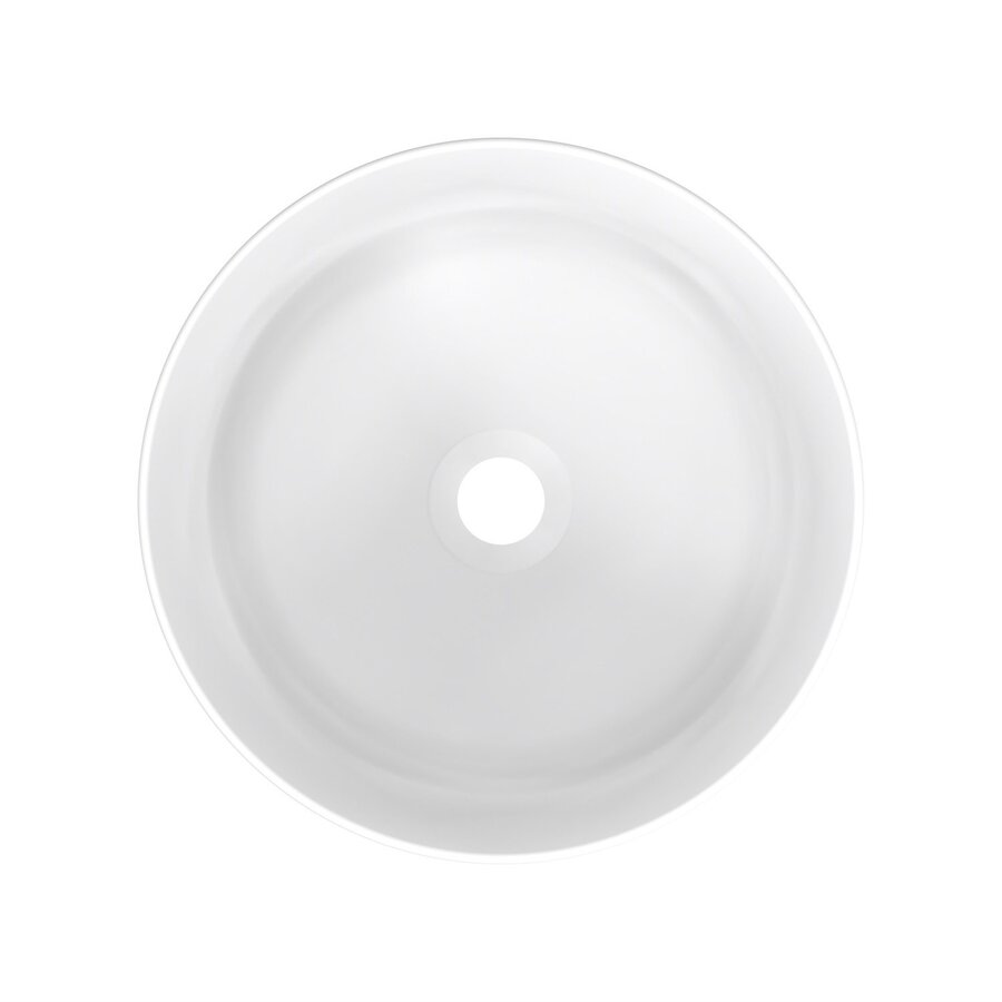 Waskom Best Design Color 37,5 x 37,5 x 16 cm Mat Wit Marble