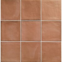 Wandtegel Clay Salmon 12.3x12.3 cm (Prijs per M2)