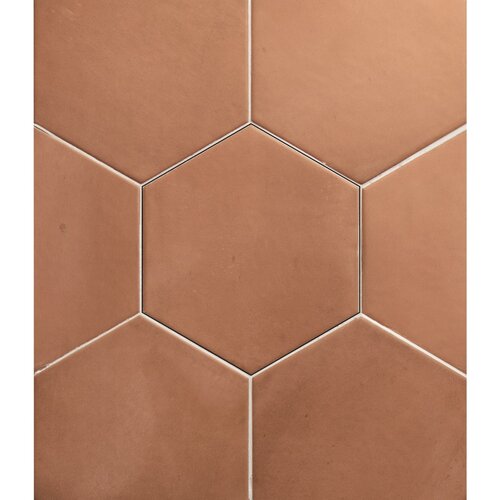 Wandtegel Clay Hexagon Salmon 17.5x20.2 cm (Prijs per M2) 