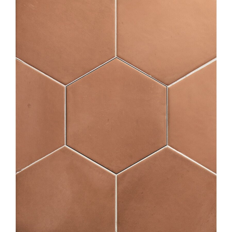 Wandtegel Clay Hexagon Salmon 17.5x20.2 cm (Prijs per M2)