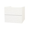 Onderkast BWS Elite 60x45x50 cm Met Horizontaal Reliëf Mat Wit