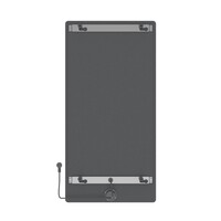 Elektrische Radiator Best Design Brenner Concrete 120x60cm 750W Beton Grijs