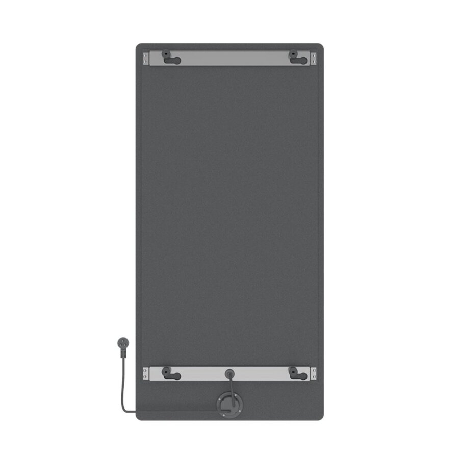 Elektrische Radiator Best Design Brenner Concrete 120x60cm 750W Beton Grijs