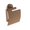 Toiletrolhouder BWS Mark Met Klep Geborsteld Brons Koper