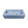 Fontein Best Design Morrano 37x18x9 cm Links Mat Lichtblauw