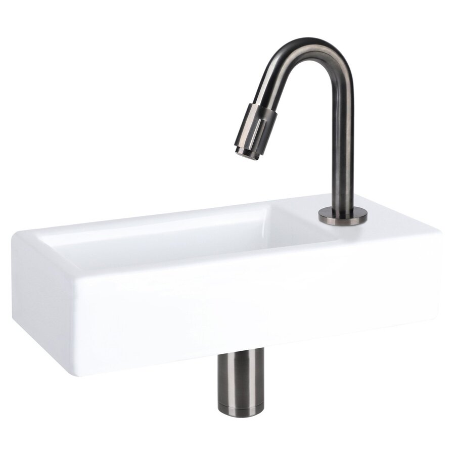 Koudwaterkraan Differnz Bow 19 cm Gunmetal