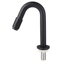 Koudwaterkraan Differnz Bow 19 cm Mat Zwart