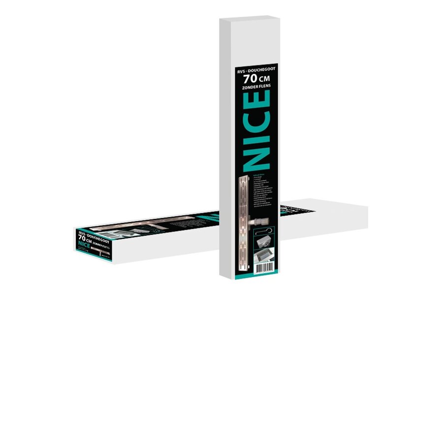 Douchegoot Best Design Nice Zonder Flens 70cm RVS