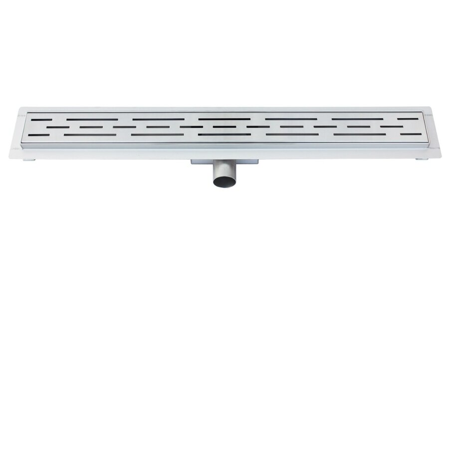 Douchegoot Best Design Nice Met Flens 100cm RVS