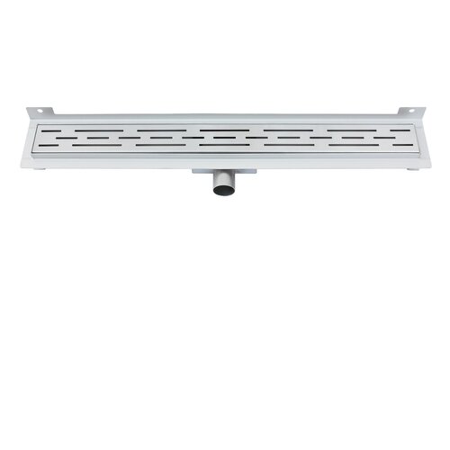 Douchegoot Best Design Nice Met Flens 100cm RVS 