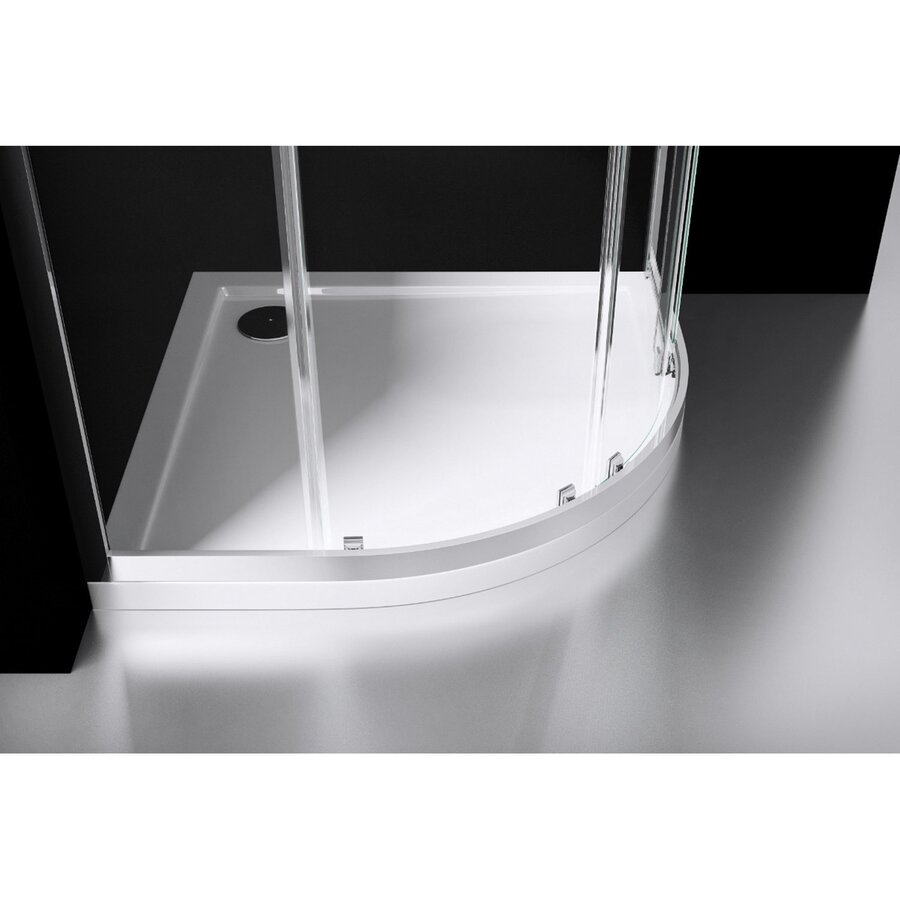 Douchecabine Best Design Project 1/4 Ronde Douchecabine 80x80x190cm Glas 5mm Aluminium Profiel